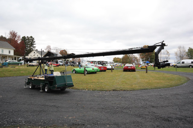Jib on a Golf Cart